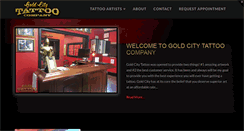 Desktop Screenshot of goldcitytattoo.com